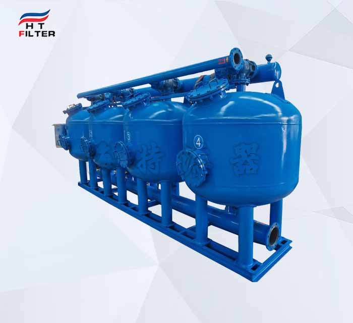 電廠(chǎng)鋼廠(chǎng)濁環(huán)水淺層砂過(guò)濾器